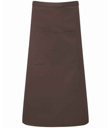 Premier 'Colours' Bar Apron PR158 - Brown