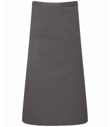 Premier 'Colours' Bar Apron PR158 - Dark Grey