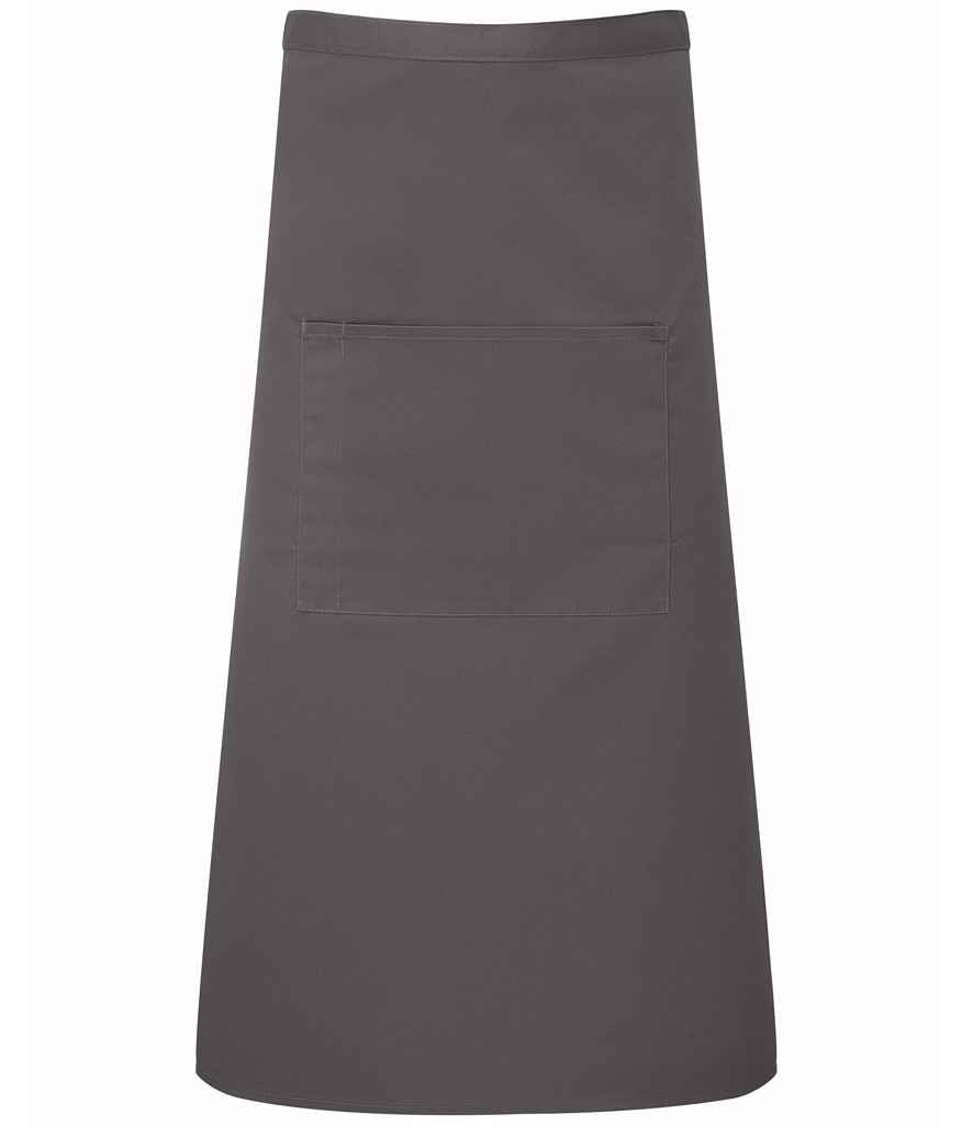 Premier 'Colours' Bar Apron PR158 - Dark Grey