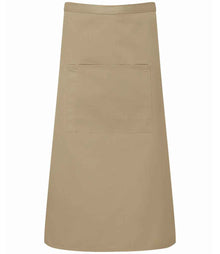 Premier 'Colours' Bar Apron PR158 - Khaki