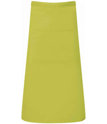 Premier 'Colours' Bar Apron PR158 - Lime Green