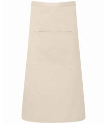 Premier 'Colours' Bar Apron PR158 - Natural