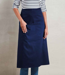 Premier 'Colours' Bar Apron PR158 - PR158 Navy Model