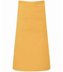 Premier 'Colours' Bar Apron PR158 - Sunflower