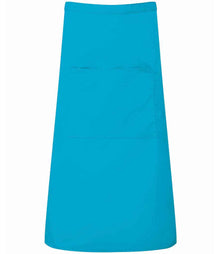 Premier 'Colours' Bar Apron PR158 - Turquoise Blue