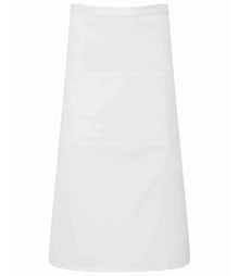 Premier 'Colours' Bar Apron PR158 - White