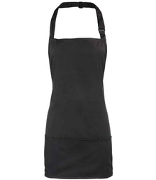 Premier 'Colours' 2-in-1 Apron PR159 - Black