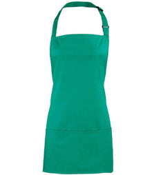 Premier 'Colours' 2-in-1 Apron PR159 - Emerald