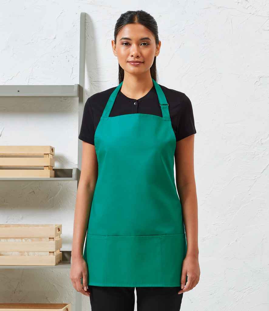 Premier 'Colours' 2-in-1 Apron PR159 - PR159 Emerald Model