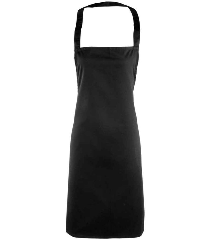 Premier Essential Bib Apron PR165 - Black