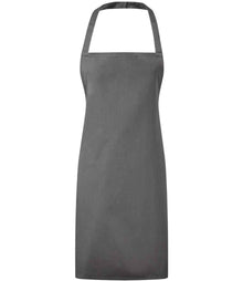 Premier Essential Bib Apron PR165 - Dark Grey