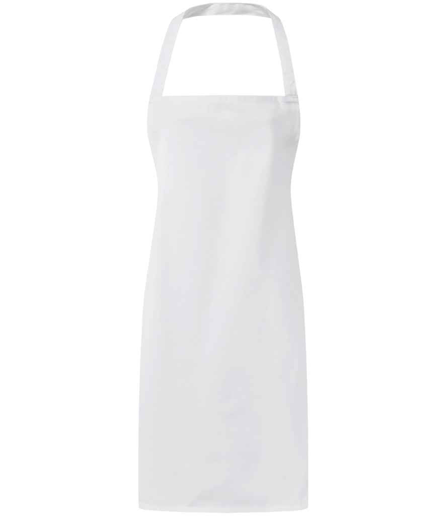 Premier Essential Bib Apron PR165 - White