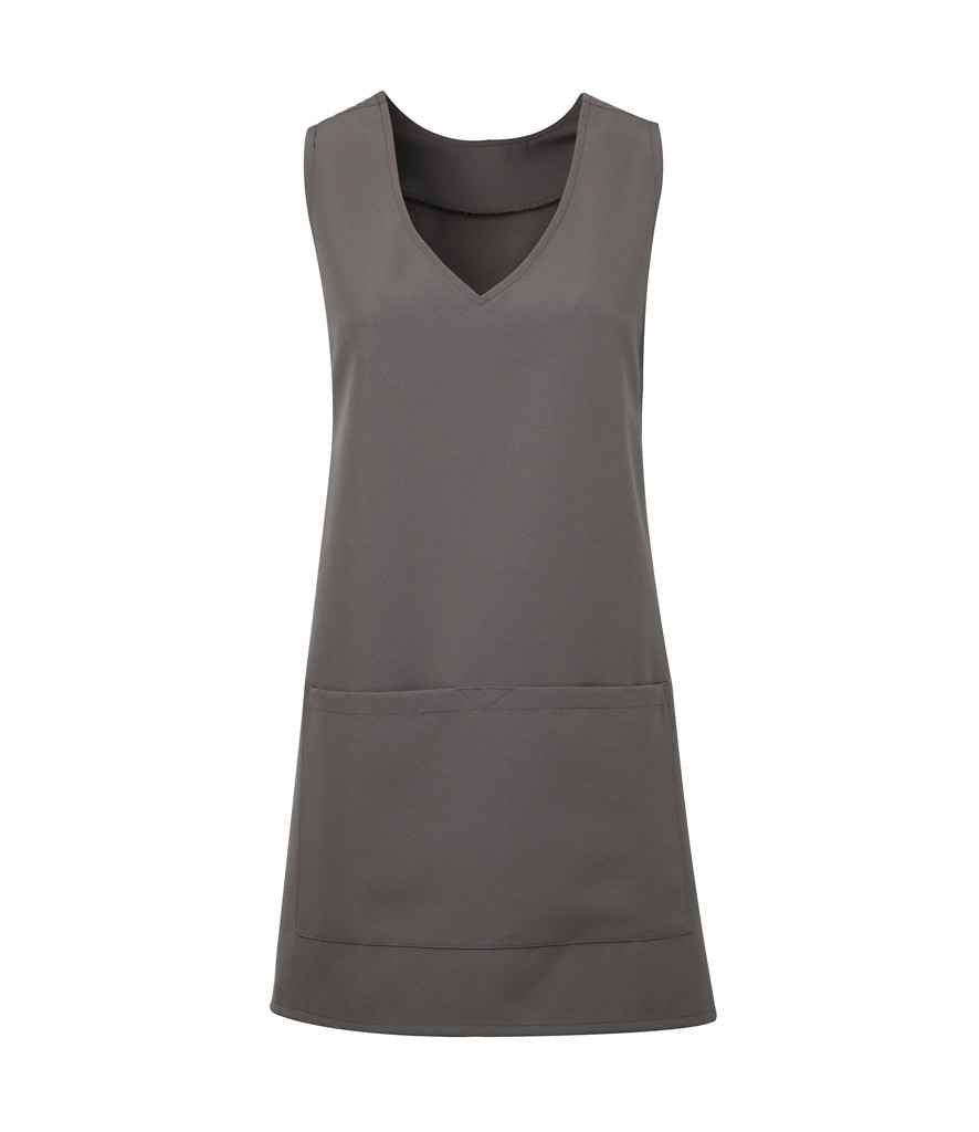 Premier Wrap Around Tunic Apron PR177 - Dark Grey
