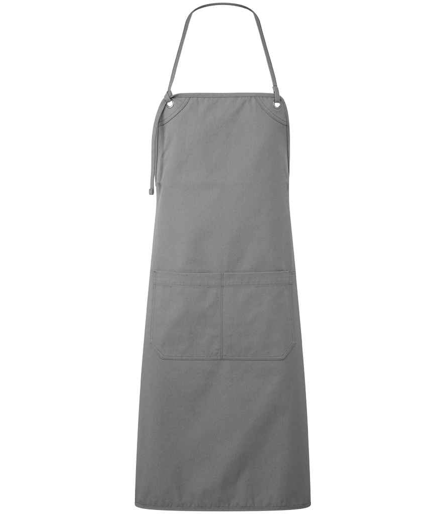 Premier 'Artisan's Choice' Double Pocket Canvas Apron PR181 - Dark Grey
