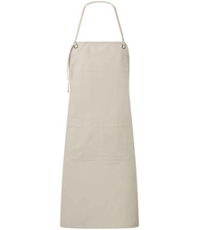 Premier 'Artisan's Choice' Double Pocket Canvas Apron PR181 - Natural