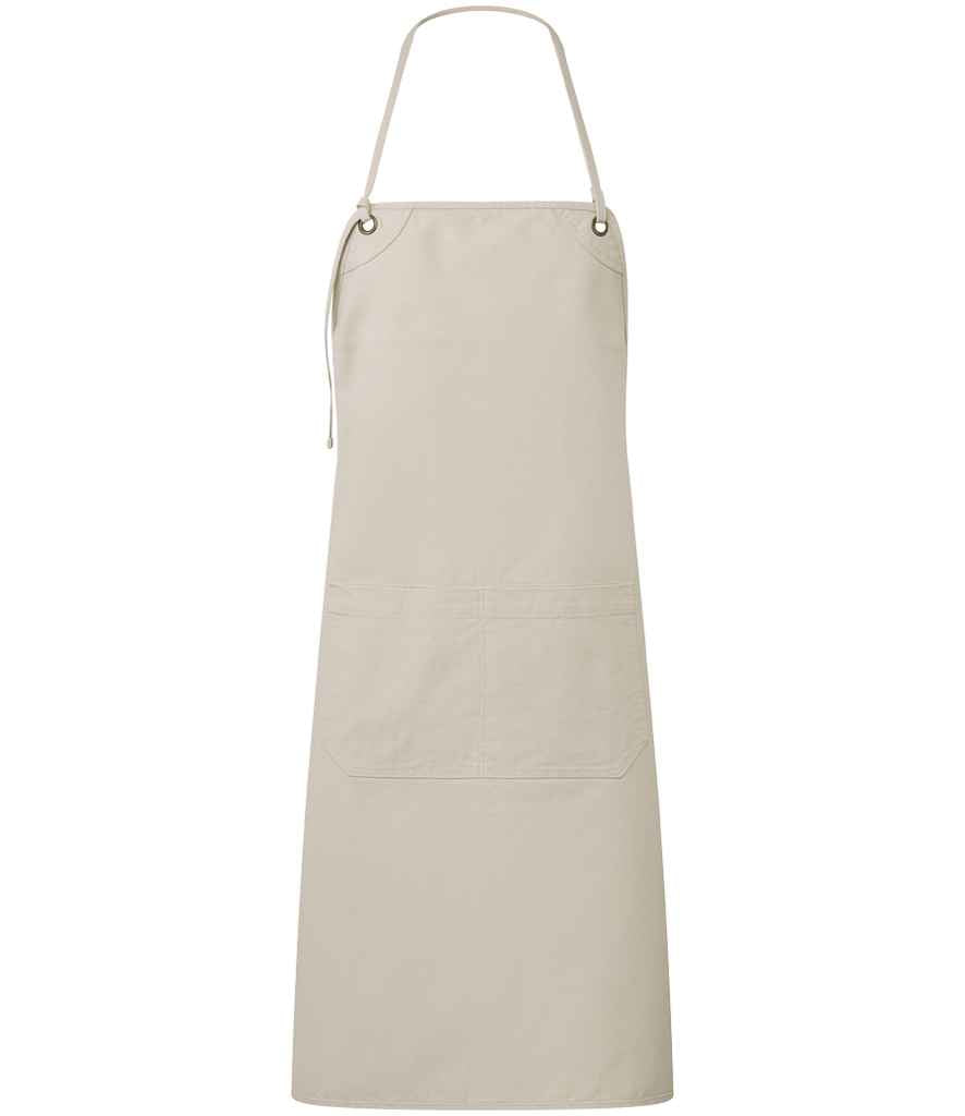 Premier 'Artisan's Choice' Double Pocket Canvas Apron PR181 - Natural