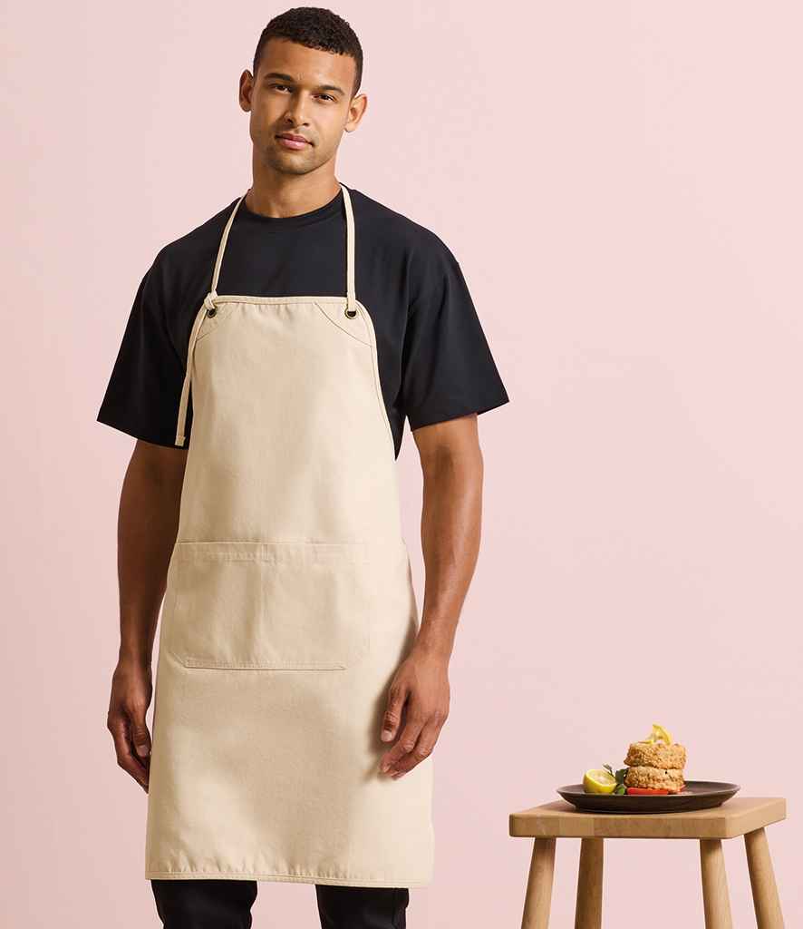 Premier 'Artisan's Choice' Double Pocket Canvas Apron PR181 - PR181 Natural Model