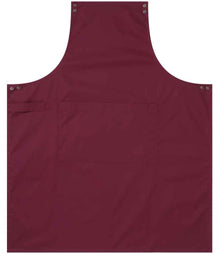 Premier Swap and Pop Customisable Apron Body PR190 - PR190 Burgundy Detail