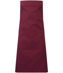 Premier Swap and Pop Customisable Apron Body PR190 - Burgundy