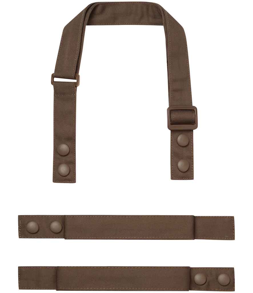 Premier Swap and Pop Customisable Apron Straps PR191 - Brown