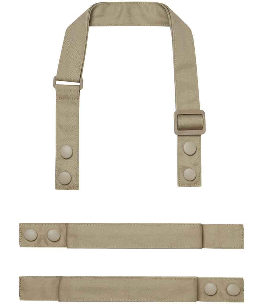 Premier Swap and Pop Customisable Apron Straps PR191 - Khaki