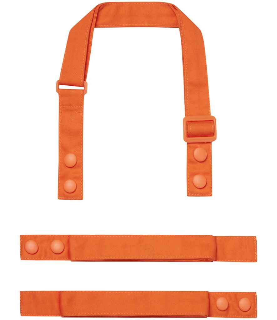 Premier Swap and Pop Customisable Apron Straps PR191 - Orange