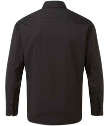 Premier Long Sleeve Poplin Shirt PR200 - PR200 Black Back