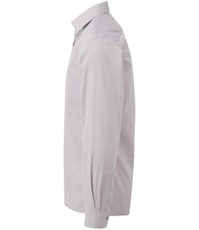 Premier Long Sleeve Poplin Shirt PR200 - PR200 Silver Side