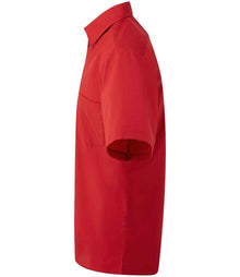 Premier Short Sleeve Poplin Shirt PR202 - PR202 Red Side