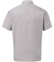Premier Short Sleeve Poplin Shirt PR202 - PR202 Silver Back