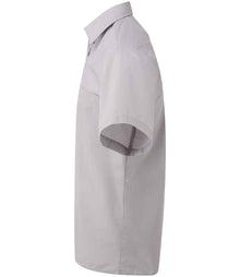Premier Short Sleeve Poplin Shirt PR202 - PR202 Silver Side