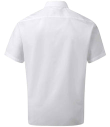Premier Short Sleeve Poplin Shirt PR202 - PR202 White Back