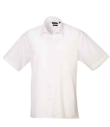 Premier Short Sleeve Poplin Shirt PR202 - White