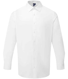 Premier Recyclight® Long Sleeve Poplin Shirt PR203 - White