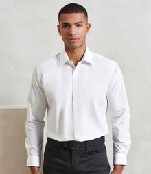 Premier Supreme Long Sleeve Poplin Shirt PR207 - PR207 White Model