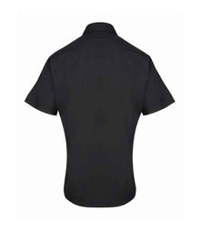 Premier Supreme Short Sleeve Poplin Shirt PR209 - PR209 Black Back