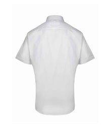 Premier Supreme Short Sleeve Poplin Shirt PR209 - PR209 White Back