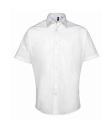 Premier Supreme Short Sleeve Poplin Shirt PR209 - White