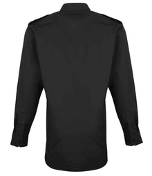 Premier Long Sleeve Pilot Shirt PR210 - PR210 Black Back