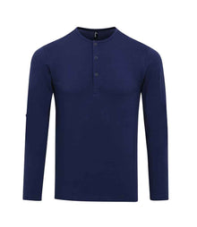 Premier Long John Roll Sleeve T-Shirt PR218 - Indigo Denim