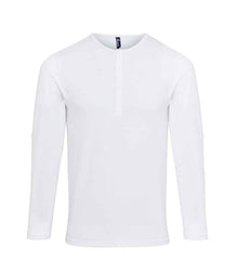 Premier Long John Roll Sleeve T-Shirt PR218 - White