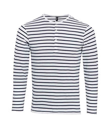 Premier Long John Roll Sleeve T-Shirt PR218 - White/Navy