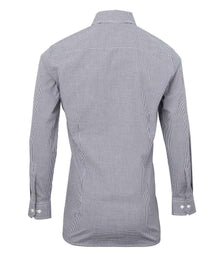 Premier Gingham Long Sleeve Shirt PR220 - PR220 Navy/White Back