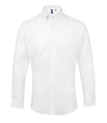 Premier Signature Long Sleeve Oxford Shirt PR234 - White
