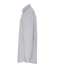 Premier Long Sleeve Stretch Fit Poplin Shirt PR244 - PR244 Silver Side