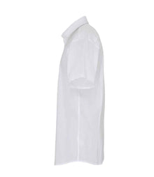 Premier Short Sleeve Stretch Fit Poplin Shirt PR246 - PR246 White Side
