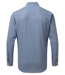 Premier Maxton Check Long Sleeve Shirt PR252 - PR252 Navy/White Back