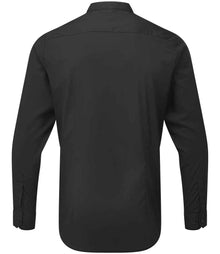 Premier Long Sleeve Grandad Shirt PR258 - PR258 Black Back
