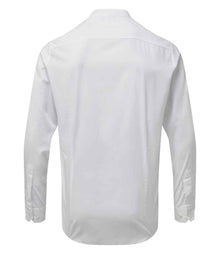 Premier Long Sleeve Grandad Shirt PR258 - PR258 White Back