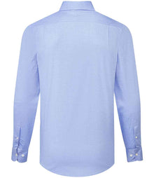 Premier Supreme Long Sleeve Oxford Shirt PR284 - PR284 Oxford Blue Back